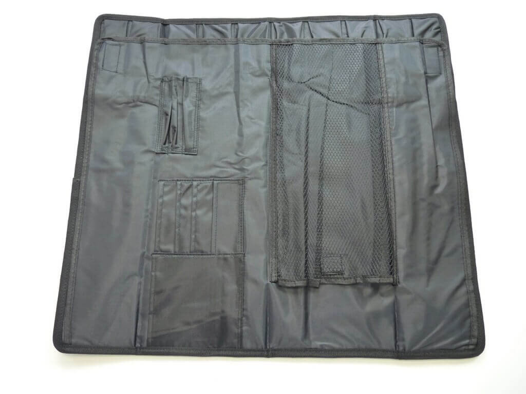 Mallette pour 10 couteaux + poches accessoires 3 Claveles