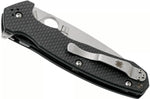 Couteau pliant Spyderco Amalgam C234CFP manche en G10/fibre de carbone noir 13cm