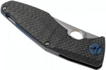 Couteau pliant Spyderco Drunken C235CFTIP manche en fibre de carbone/titane 11,7cm