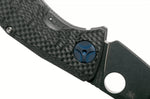 Couteau pliant Spyderco Drunken C235CFTIP manche en fibre de carbone/titane 11,7cm