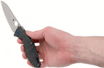 Couteau pliant Spyderco Drunken C235CFTIP manche en fibre de carbone/titane 11,7cm
