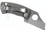 Couteau pliant Spyderco McBee C236TIP manche en titane gris argenté 5,7cm