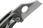 Couteau pliant Spyderco McBee C236TIP manche en titane gris argenté 5,7cm