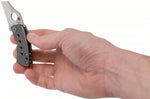 Couteau pliant Spyderco McBee C236TIP manche en titane gris argenté 5,7cm