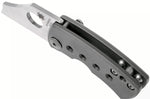 Couteau pliant Spyderco McBee C236TIP manche en titane gris argenté 5,7cm