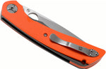Couteau pliant Spyderco Subvert C239GPOR manche en G10/Titanium orange 13,1cm