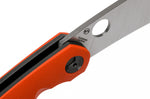Couteau pliant Spyderco Subvert C239GPOR manche en G10/Titanium orange 13,1cm