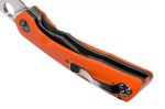 Couteau pliant Spyderco Subvert C239GPOR manche en G10/Titanium orange 13,1cm