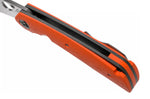 Couteau pliant Spyderco Subvert C239GPOR manche en G10/Titanium orange 13,1cm