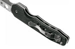 Couteau pliant Spyderco Smock C240CFP manche en fibre de carbone/G10 noir 11,5cm