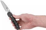 Couteau pliant Spyderco Smock C240CFP manche en fibre de carbone/G10 noir 11,5cm