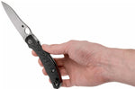 Couteau pliant Spyderco Kapara C241CFP manche en fibre de carbone noir 11,9cm