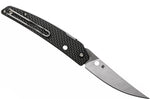 Couteau pliant Spyderco Ikuchi C242CFP manche en fibre de carbone/G10 noir 11cm