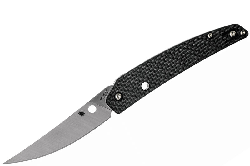 Couteau pliant Spyderco Ikuchi C242CFP manche en fibre de carbone/G10 noir 11cm