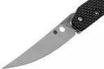 Couteau pliant Spyderco Ikuchi C242CFP manche en fibre de carbone/G10 noir 11cm