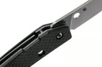 Couteau pliant Spyderco Ikuchi C242CFP manche en fibre de carbone/G10 noir 11cm