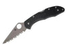 Couteau pliant Spyderco Delica 4 C11SBK denté manche nylon/fibre de verre noir 10,8cm