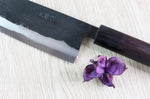 Couteau de chef japonais artisanal Nishida Shirogami 24cm