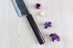 Couteau de chef japonais artisanal Nishida Shirogami 24cm