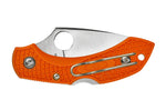 Couteau pliant Spyderco DragonFly 2 C28POR2 manche en nylon/fibre de verre orange 8,5cm