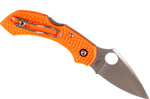Couteau pliant Spyderco DragonFly 2 C28POR2 manche en nylon/fibre de verre orange 8,5cm