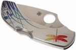 Couteau pliant Spyderco DragonFly 2 Tattoo C28PT manche en acier inox 8,1cm