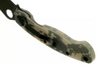 Couteau pliant Spyderco Military C36GPCMOBK manche en G10 camouflé 14cm