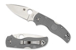 Couteau pliant Spyderco Native 5 C41PGY5 Maxamet manche nylon/fibre de verre gris 10,2cm