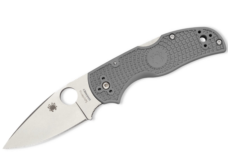 Couteau pliant Spyderco Native 5 C41PGY5 Maxamet manche nylon/fibre de verre gris 10,2cm