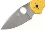 Couteau pliant Spyderco Native 5 C41PYL5 manche en nylon/fibre de verre jaune 10,2cm