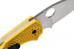 Couteau pliant Spyderco Native 5 C41PYL5 manche en nylon/fibre de verre jaune 10,2cm