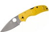 Couteau pliant Spyderco Native 5 C41PYL5 manche en nylon/fibre de verre jaune 10,2cm