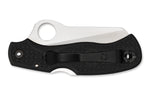 Couteau pliant Spyderco Rescue 79mm C45SBK lame dentée manche en nylon/fibre de verre noir 10,4cm