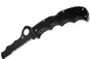 Couteau pliant Spyderco Assist C79PSBBK lame noire dentée manche en nylon/fibre de verre noir 12,2cm