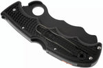 Couteau pliant Spyderco Assist C79PSBBK lame noire dentée manche en nylon/fibre de verre noir 12,2cm