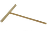 Raclette à crêpes ronde De Buyer B Bois 20,5cm en hêtre