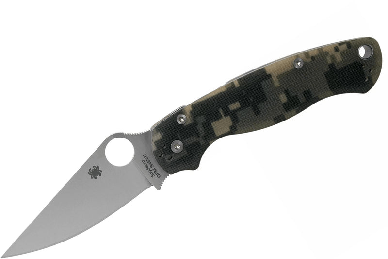 Couteau pliant Spyderco Paramilitary 2 Camo C81GPCMO2 manche G10 12,2cm