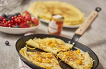 Poêle à crêpes antiadhésive De Buyer Choc B Bois en aluminium forgé et manche en hêtre