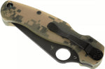 Couteau pliant Spyderco Paramilitary 2 Camo C81GPCMOBK2 lame noire manche en G10 12,2cm