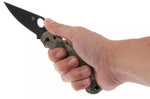 Couteau pliant Spyderco Paramilitary 2 Camo C81GPCMOBK2 lame noire manche en G10 12,2cm