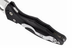 Couteau pliant Spyderco Yojimbo 2 C85GP2 Wharncliffe manche G10 noir 11,4cm