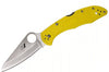 Couteau pliant Spyderco Salt 2 C88PYL2 manche en nylon/fibre de verre jaune 10,8cm