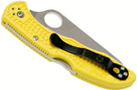 Couteau pliant Spyderco Salt 2 C88PYL2 manche en nylon/fibre de verre jaune 10,8cm