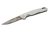 Couteau pliant Herbertz 300008 lame damassée manche inox 8cm
