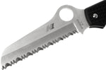 Couteau pliant Spyderco Atlantic Salt C89SBK manche en nylon/fibre de verre noir 11,7cm