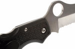 Couteau pliant Spyderco Atlantic Salt C89SBK manche en nylon/fibre de verre noir 11,7cm