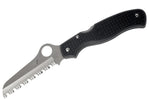 Couteau pliant Spyderco Atlantic Salt C89SBK manche en nylon/fibre de verre noir 11,7cm