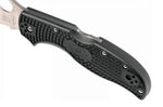 Couteau pliant Spyderco Stretch 2 C90PBK2 manche en nylon/fibre de verre noir 12cm
