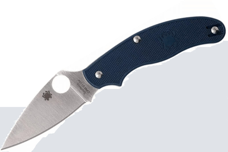 Couteau pliant Spyderco UK Penknife C94PDBL manche en nylon/fibre de verre bleu foncé 10cm