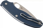 Couteau pliant Spyderco UK Penknife C94PDBL manche en nylon/fibre de verre bleu foncé 10cm